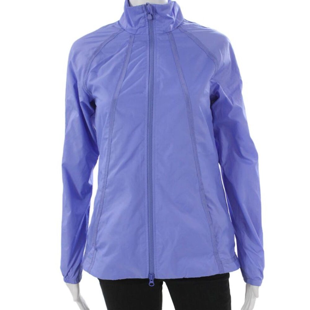 Polo Golf Ralph Lauren Women Purple Windbreaker Zip Long Sleeve Size XS